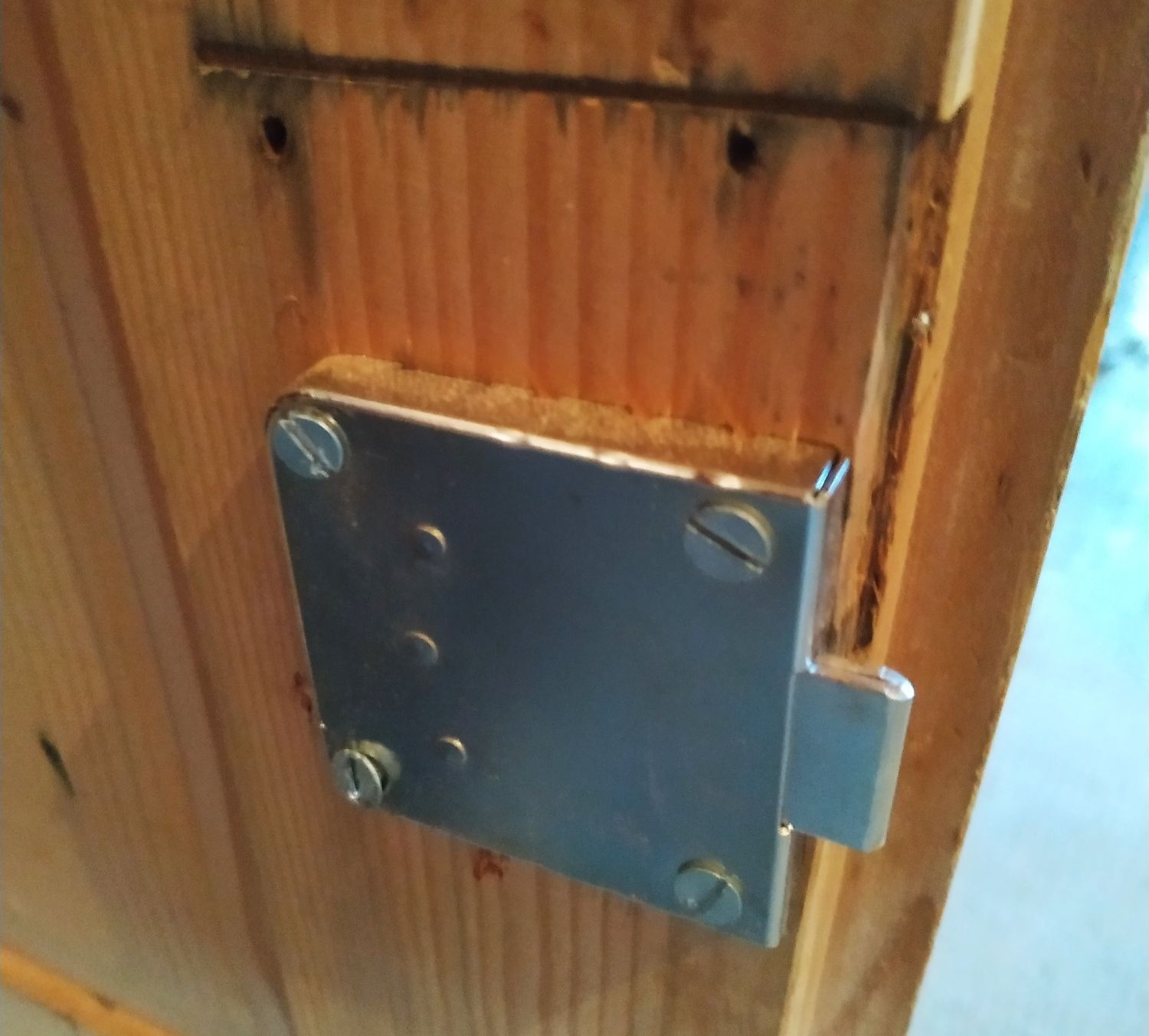 Patinated buffet (pastry furniture)