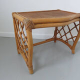 Table bedside or extra rattan Scandinavian 60 70 years