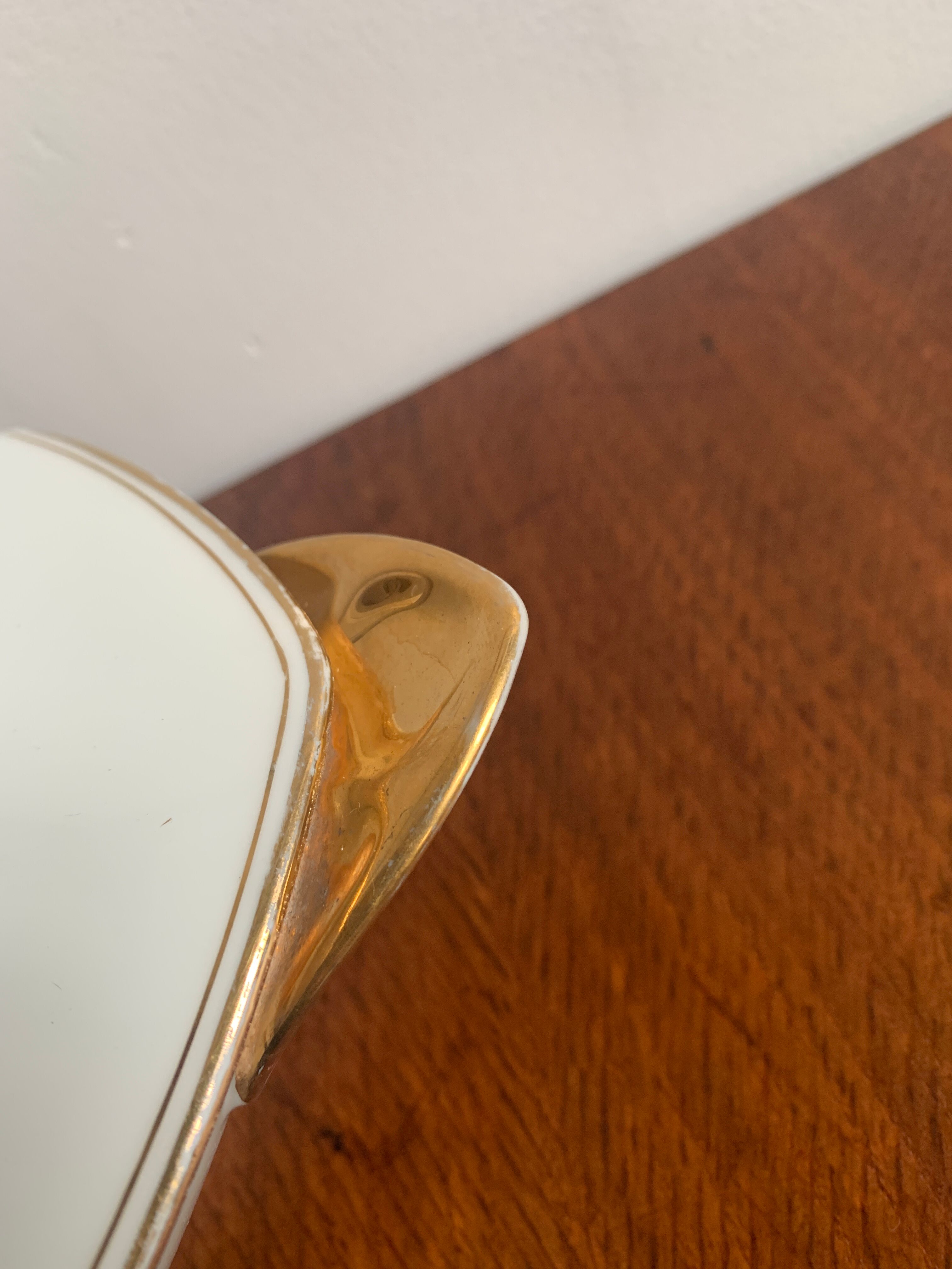 Vintage porcelain soup