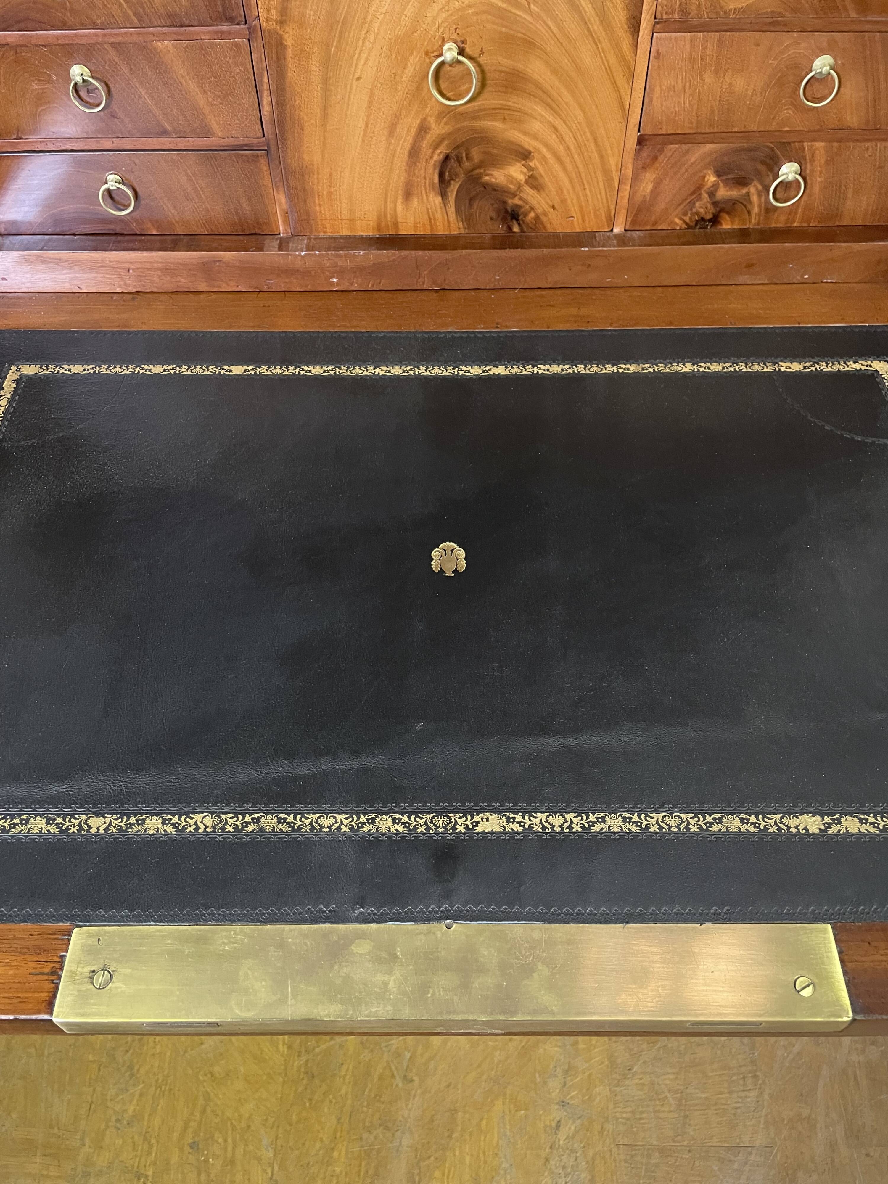 Empire mahogany secretary from the Consulate period.