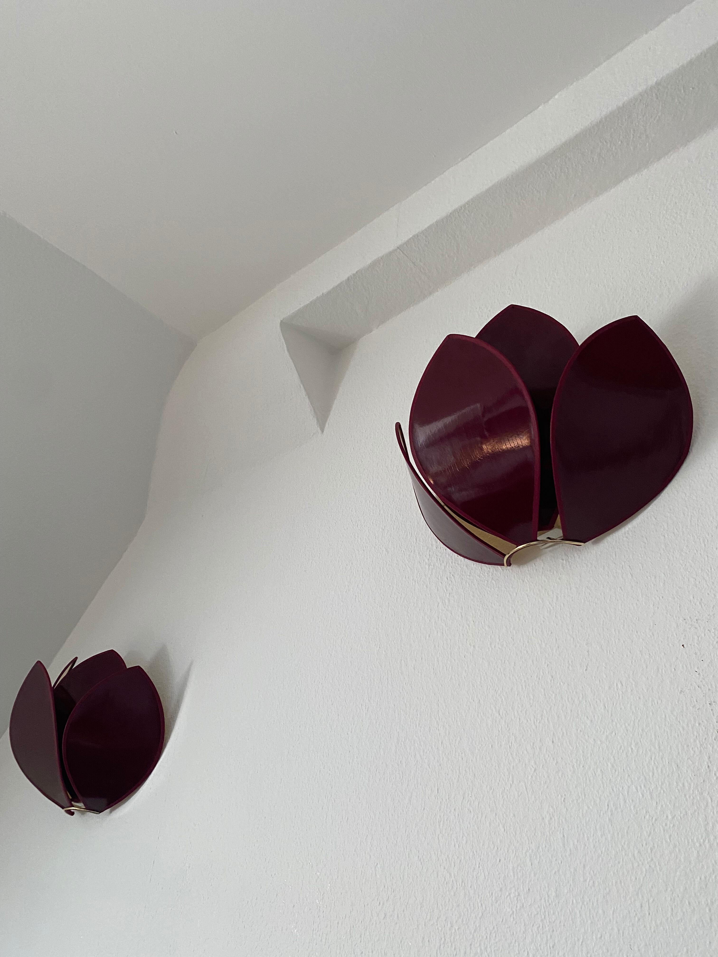 Lotus flower sconces