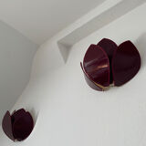 Lotus flower sconces