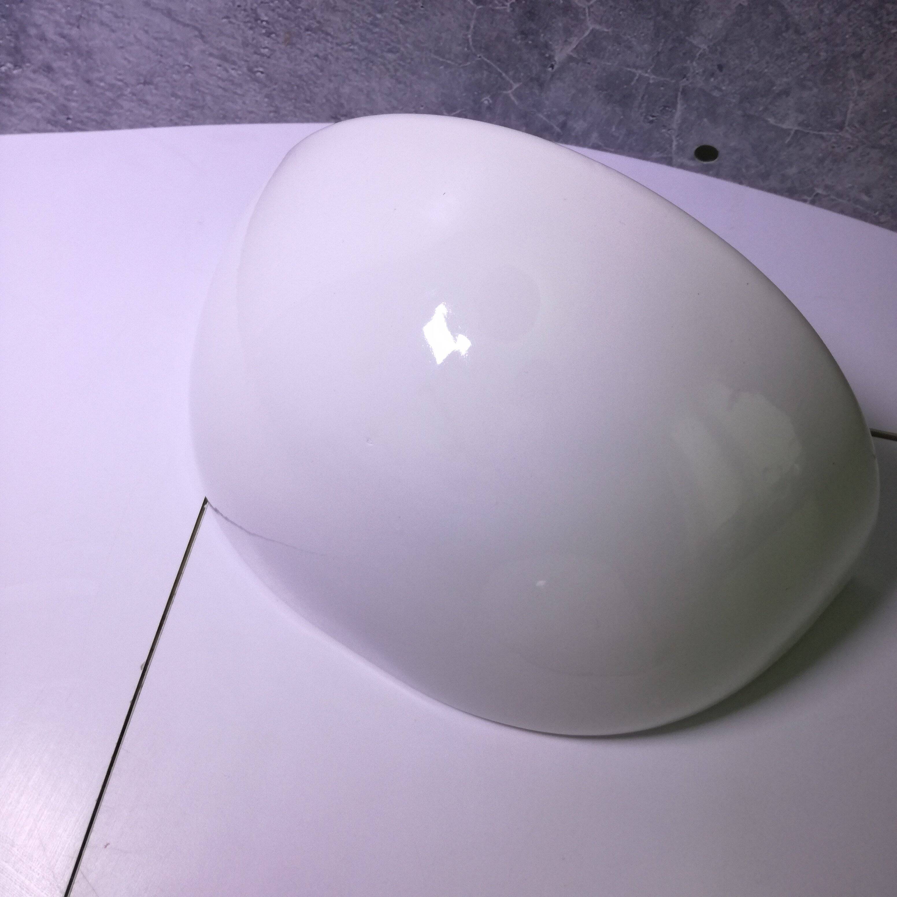 Half basin ceramic wall lights 1970