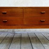 Commode basse danoise teck Aksel Kjersgaard Odder