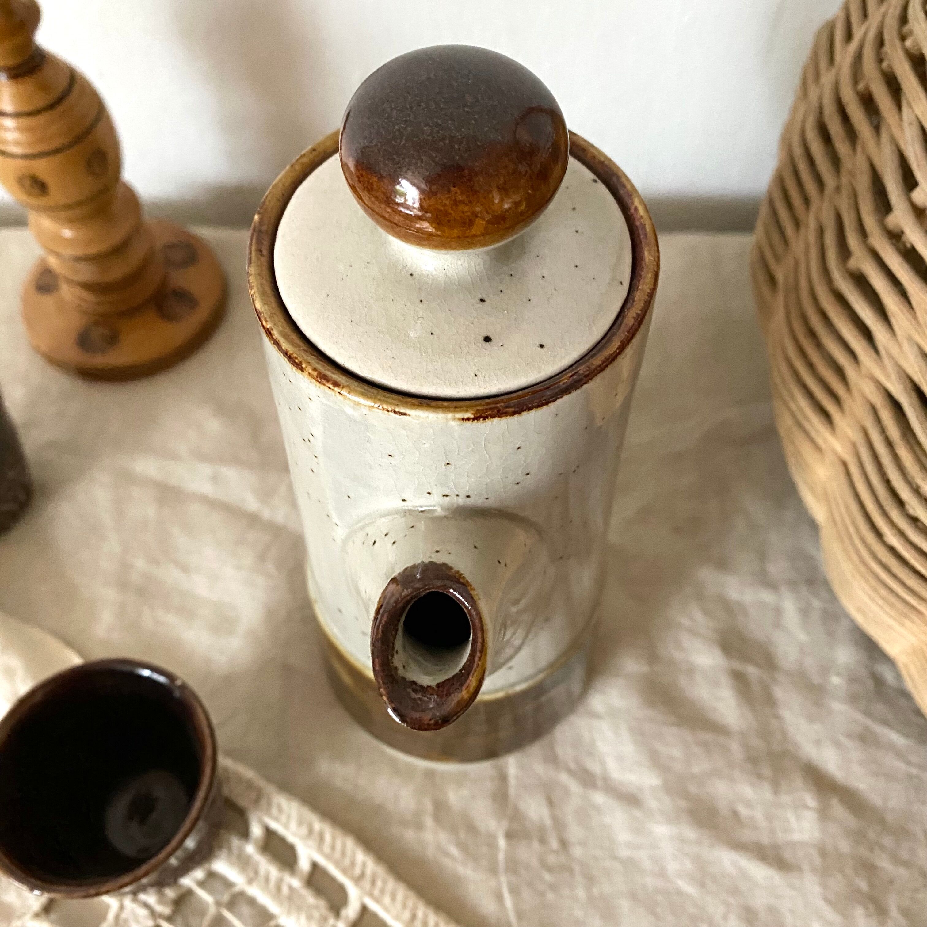 Vintage teapot for one person