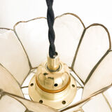 Vintage mother-of-pearl pendant lamp