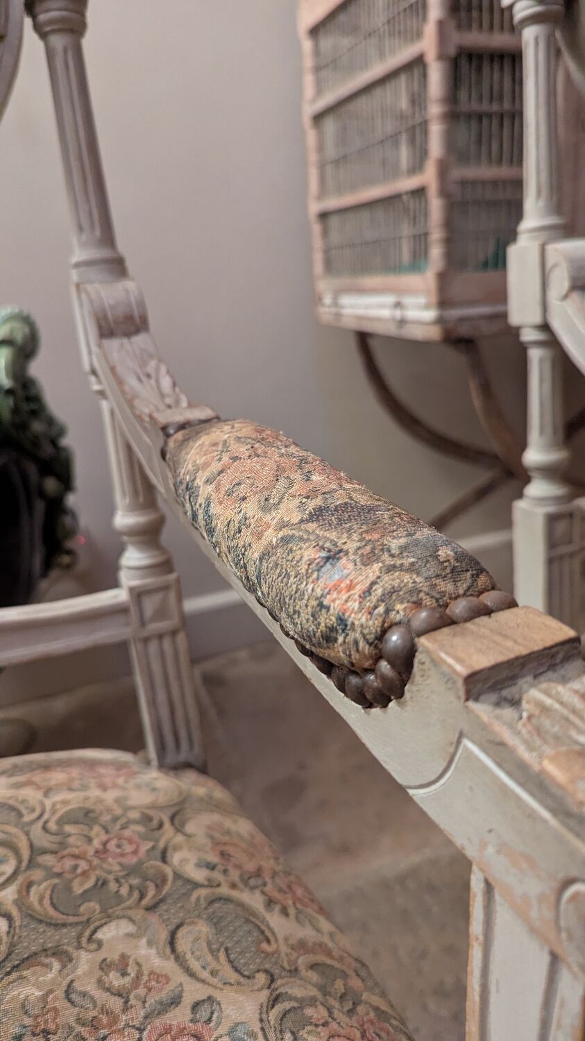 Pair of Louis XVI armchairs