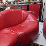 Leather sofa by Pierre Paulin by Ligne Roset