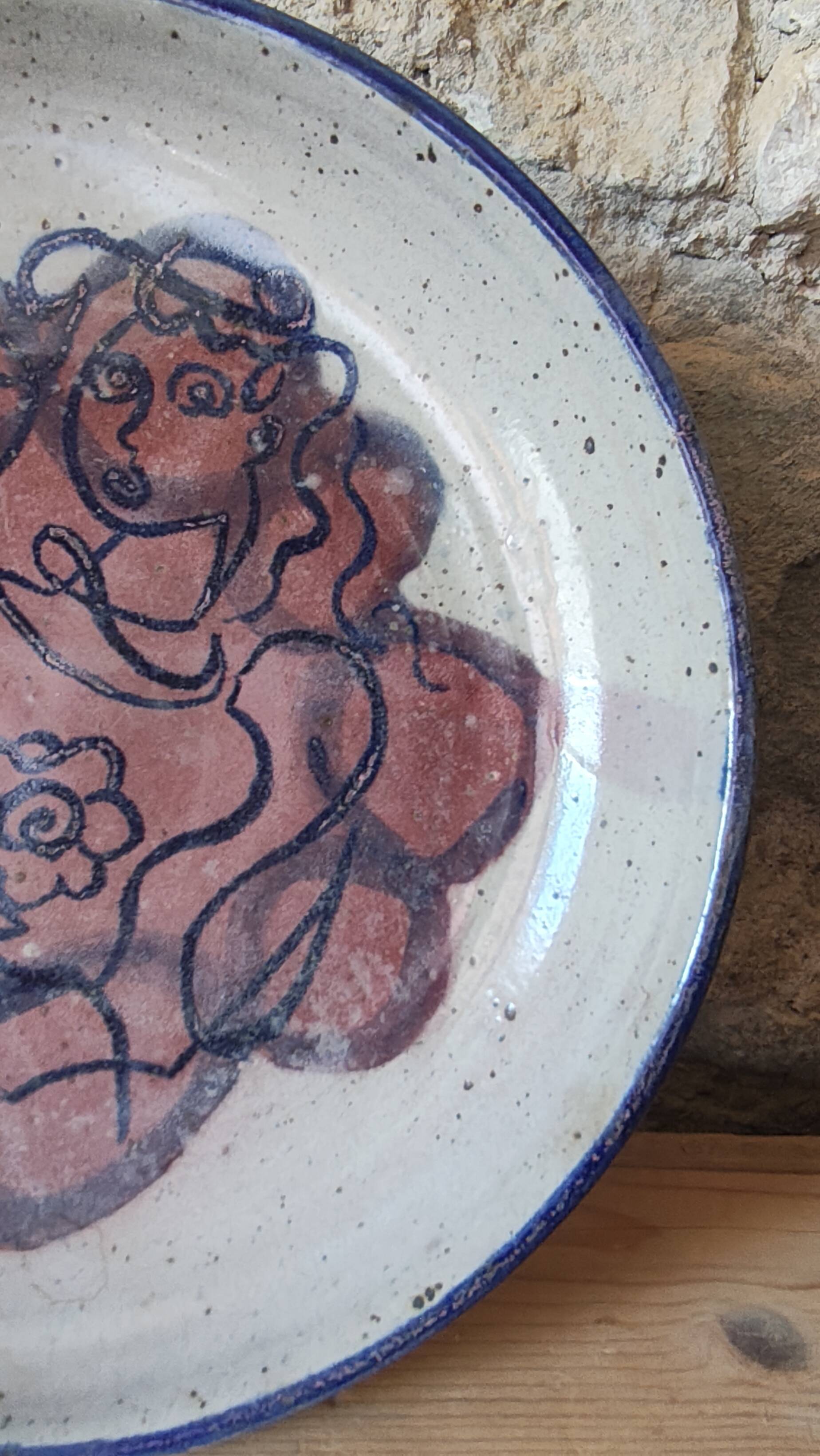 Duo of Savoy pottery - stoneware dishes from Frangy