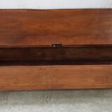 Chest, bench in teak