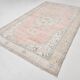 Tapis Oushak vintage en laine, fait main, grande surface (216 x 335 cm), 7 x 11 pieds (environ 216 x 335 cm).