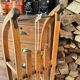 Old wooden sled Davos