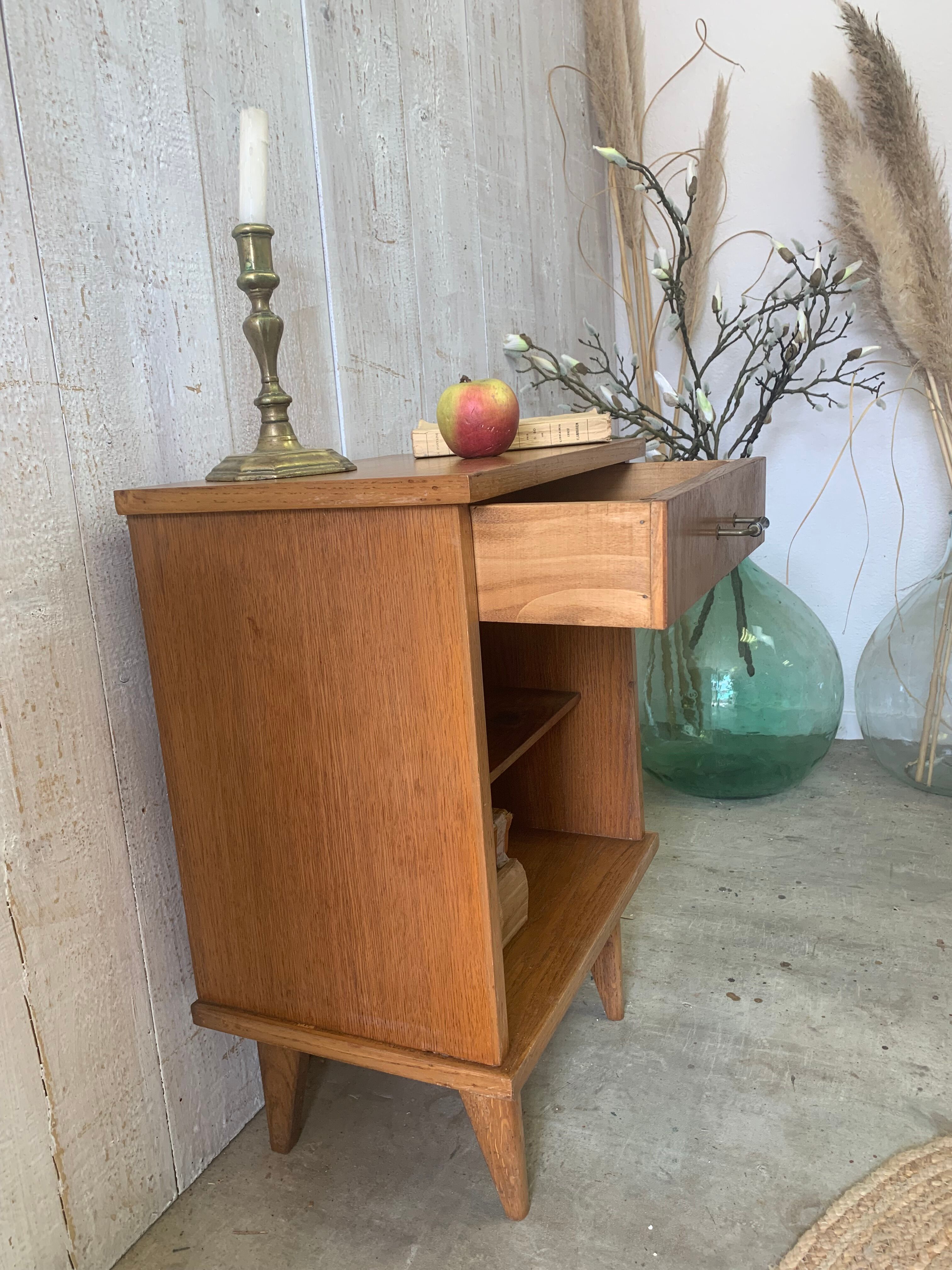 Vintage bedside table