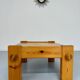 Vintage brutalist coffee table Swedish pine design Yngve Ekström Swedese