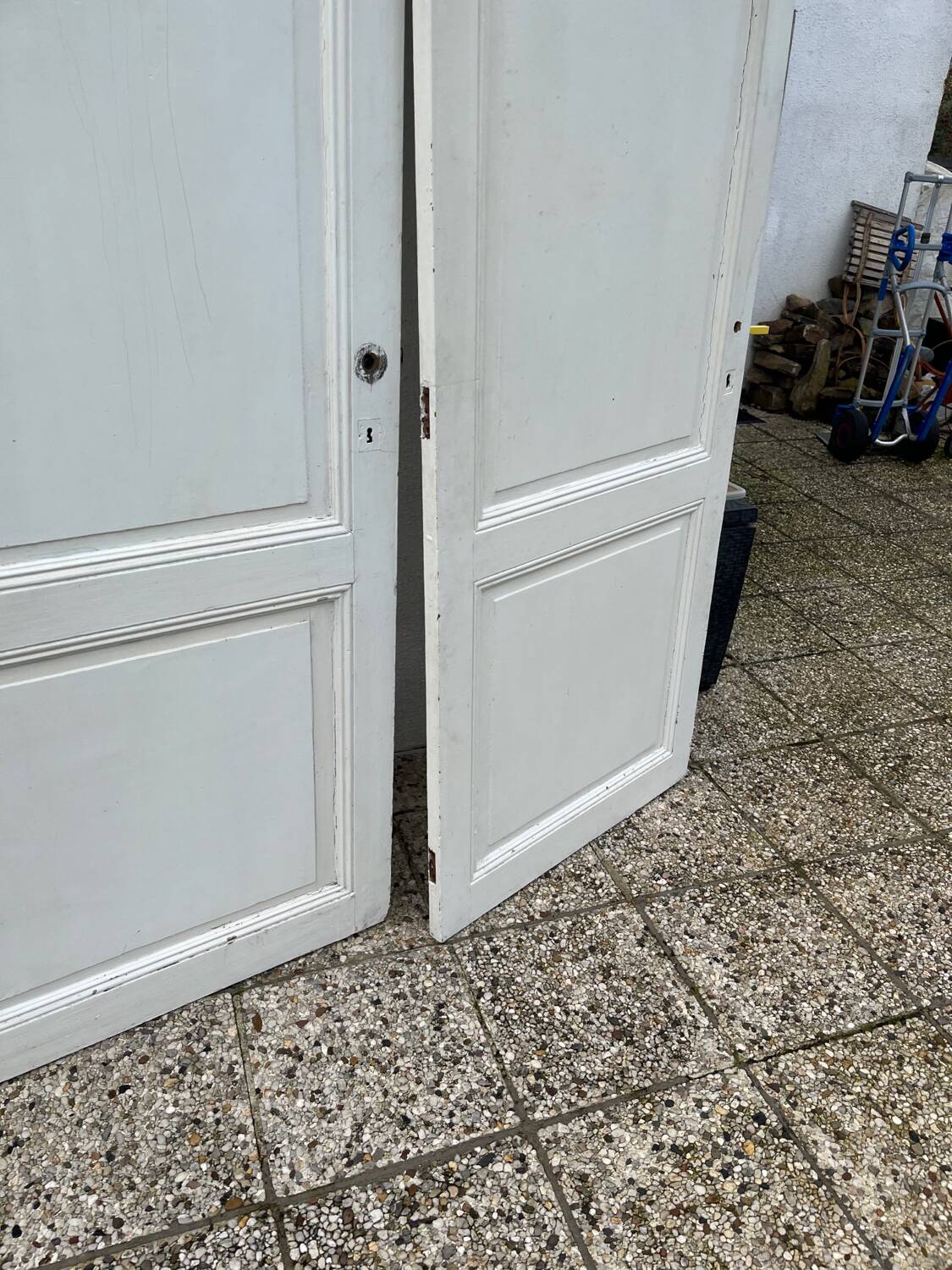 Set of 3 solid wood doors