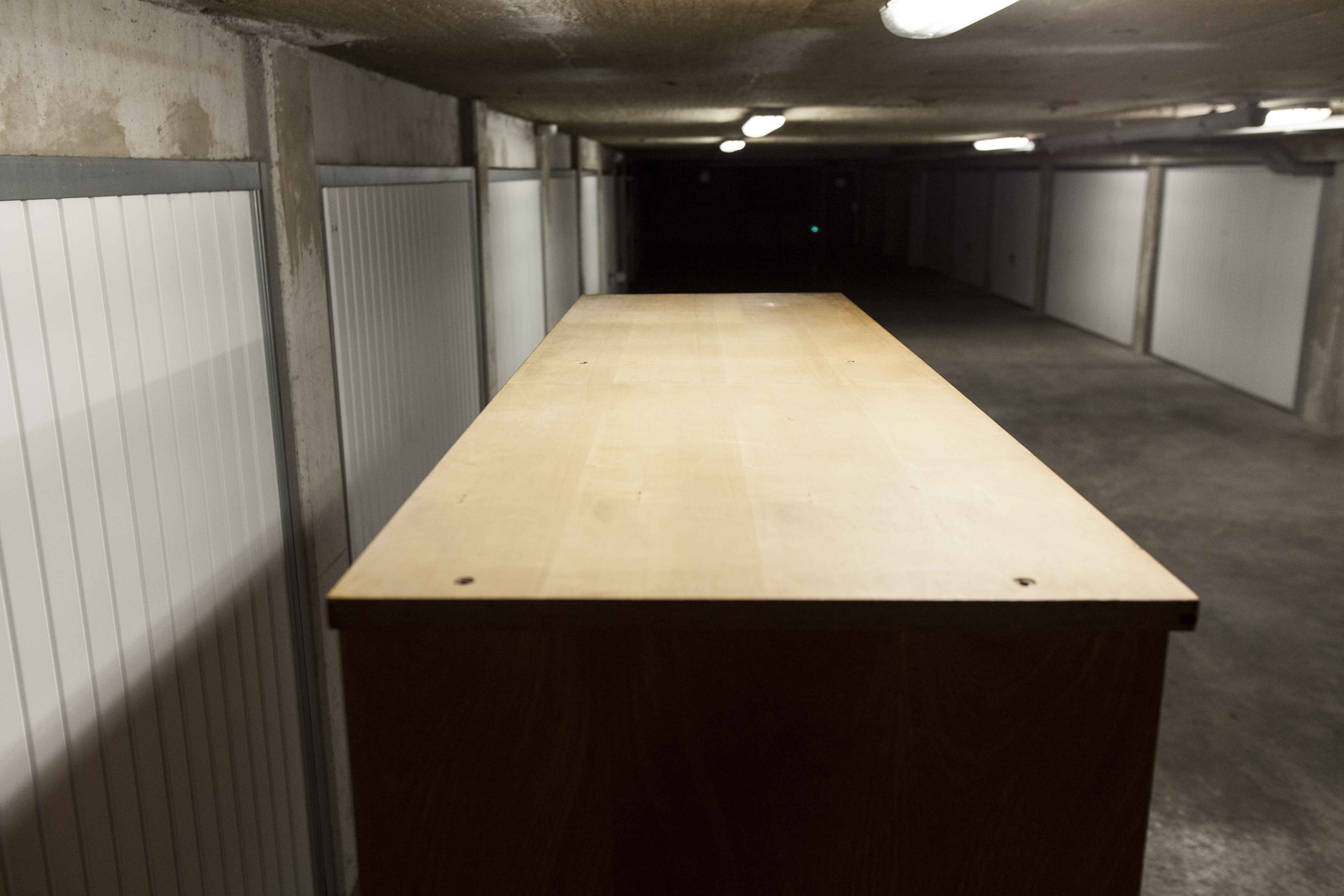 Wardrobe 1970 teak 4 doors half wardrobe half shelf 182 cm