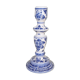 Delft painted porcelain candle holder