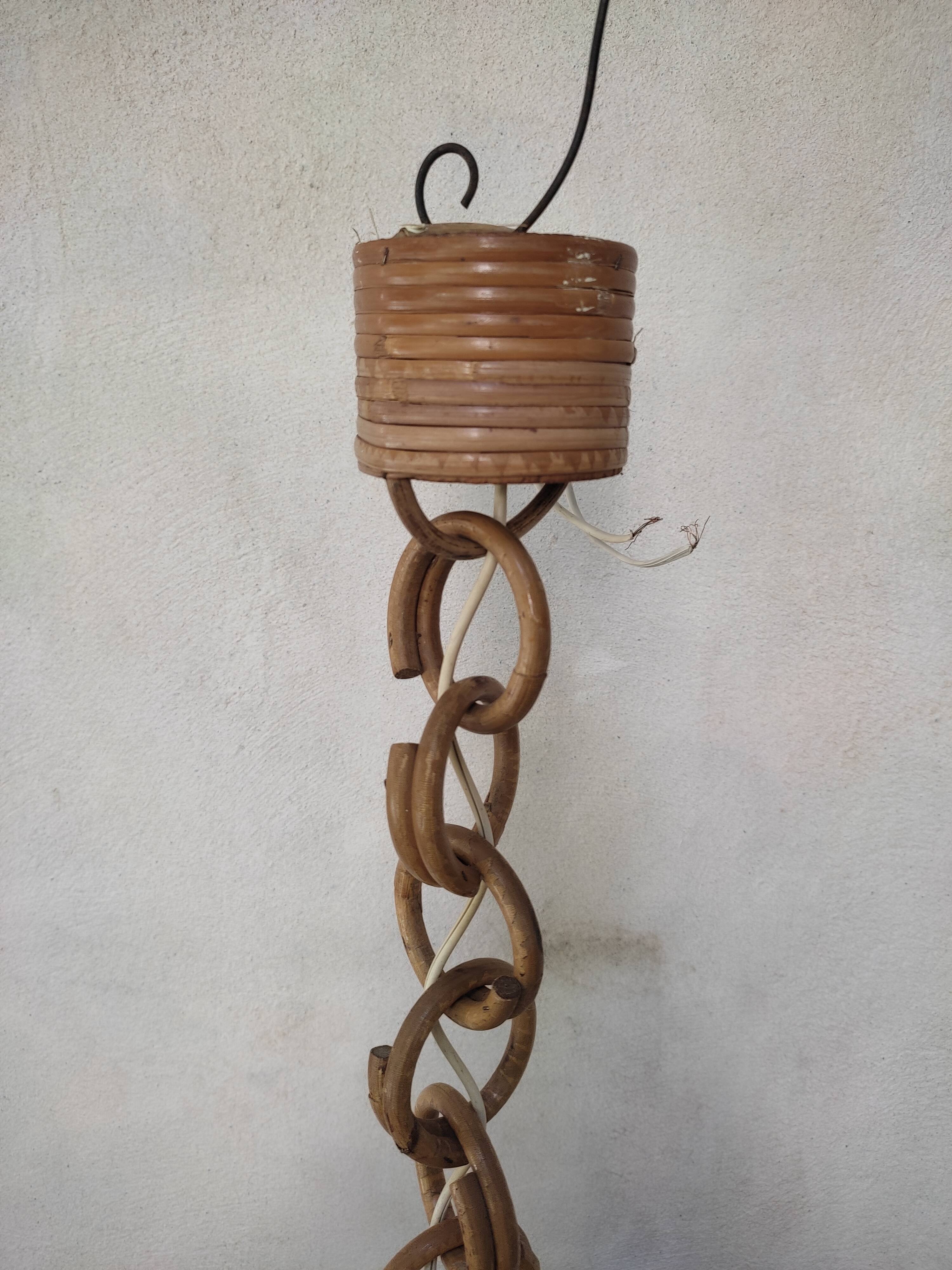 Rattan and cane suspension