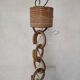 Suspension en rotin et cannage