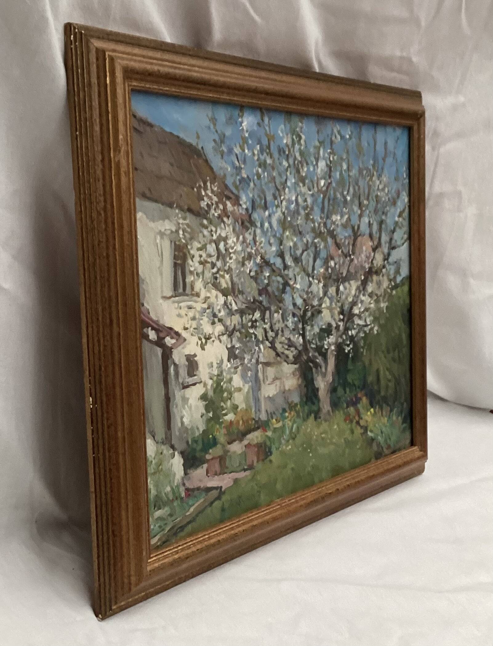 Painting signed Oil on canvas dimension: height: 45 cm - width -54 cm -