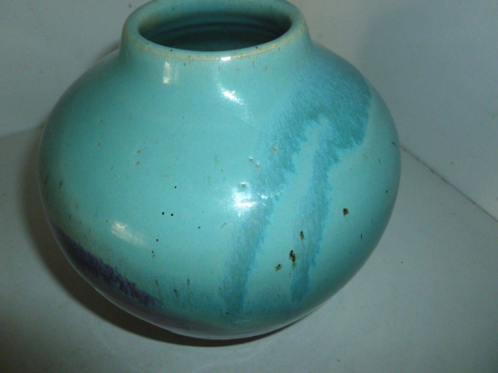 china enameled stoneware vase