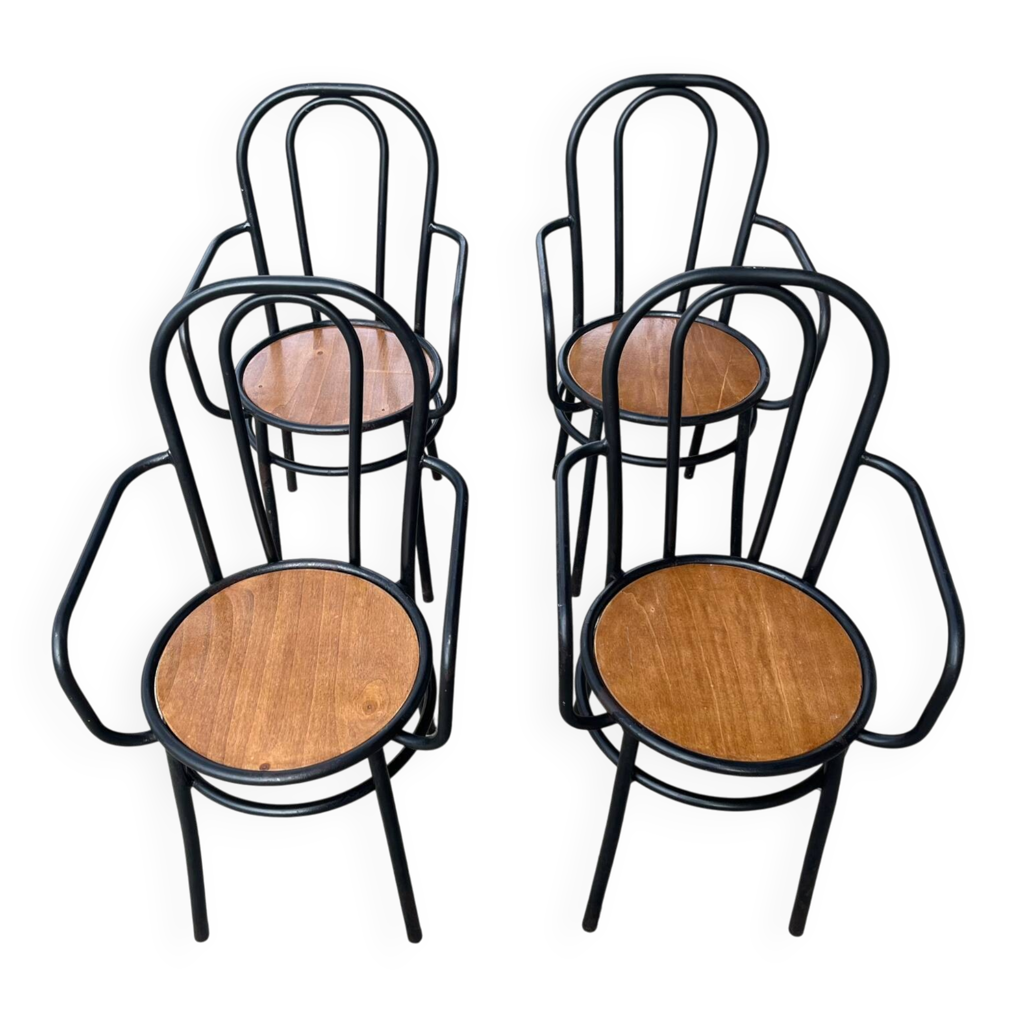 4 fauteuils jardin années 50 - Suède