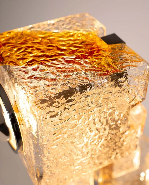 Lampe de sol cube du milieu du siècle, Toni Zuccheri, VeArt, années 1970