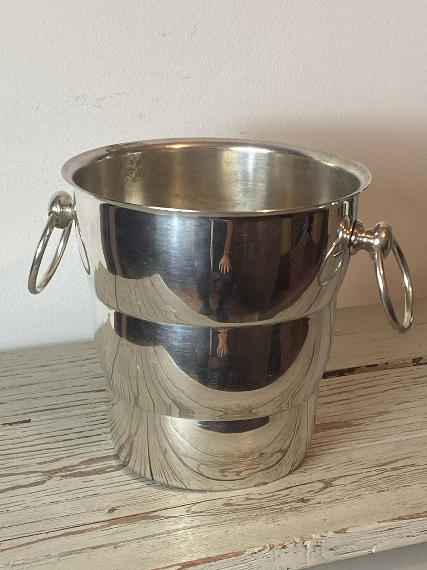 Silver-plated champagne bucket
