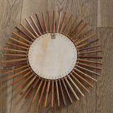 Rattan sun mirror 400mm