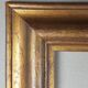 Old frame format 55 / 56 cm x 54 / 55 cm golden table painting gilding