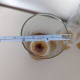 set of 6 yellow-footed champagne flutes