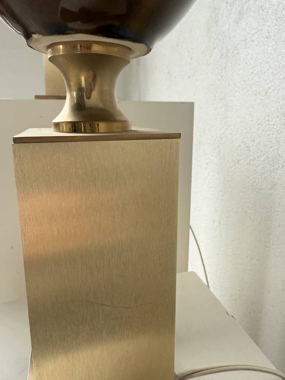 Pair of Philippe Barbier table lamps from the 70s