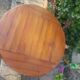 Round garden coffee table