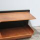 Small Mid-Century Shelf in Rosewood and Black Laminate, 1960s