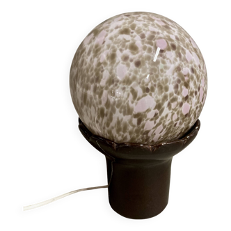 Opaline lamp, 1950s design.