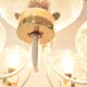 Mid-century chandelier by instala jilove u decina,1970's.