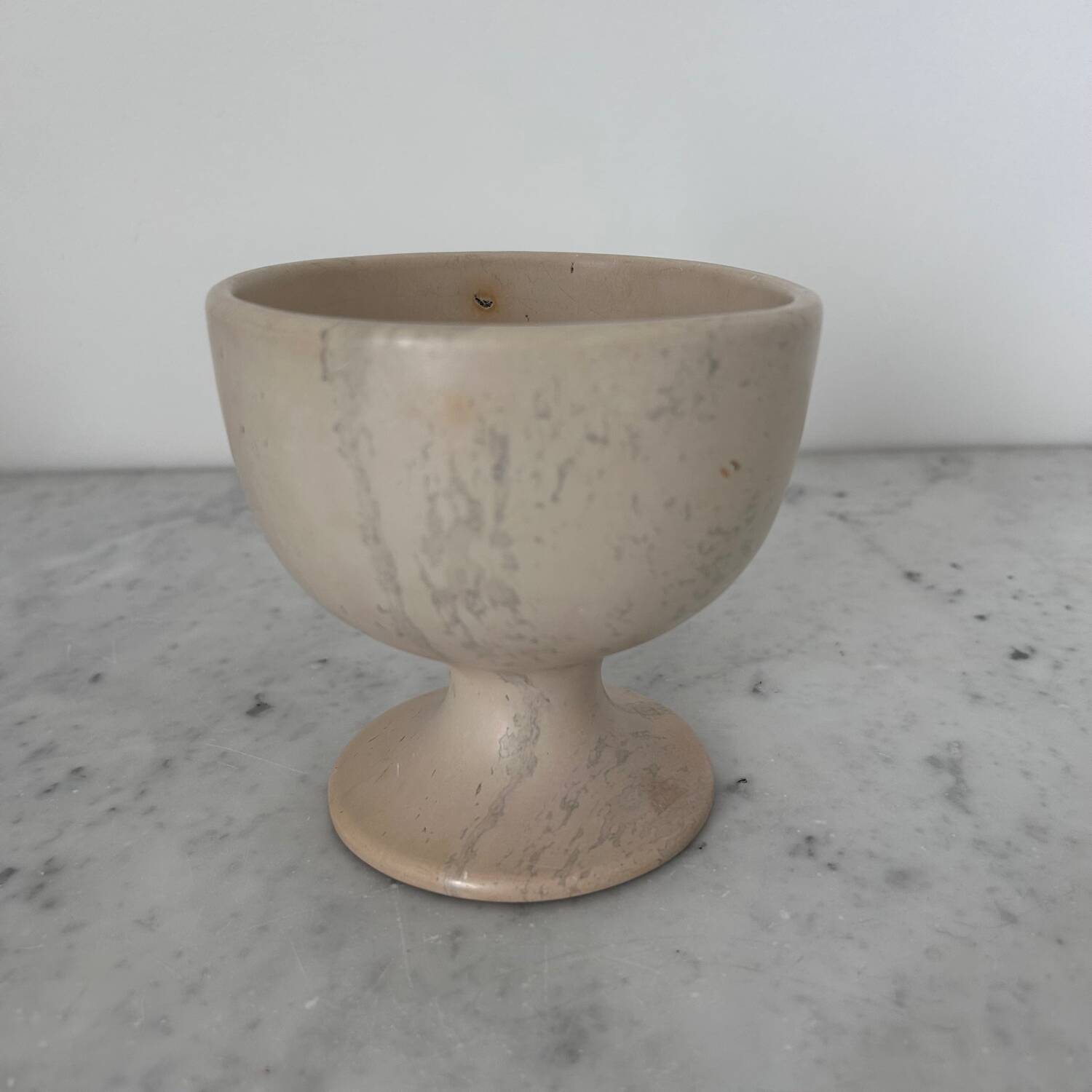 Stone footed bowl