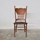 Vintage ash dining chairs, 1920
