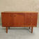 Vintage Scandinavian teak sideboard with desk tablet, 1960s