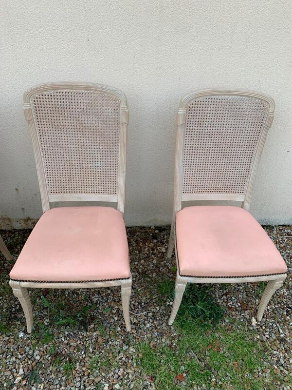Chaises cannées