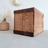 Old wooden box