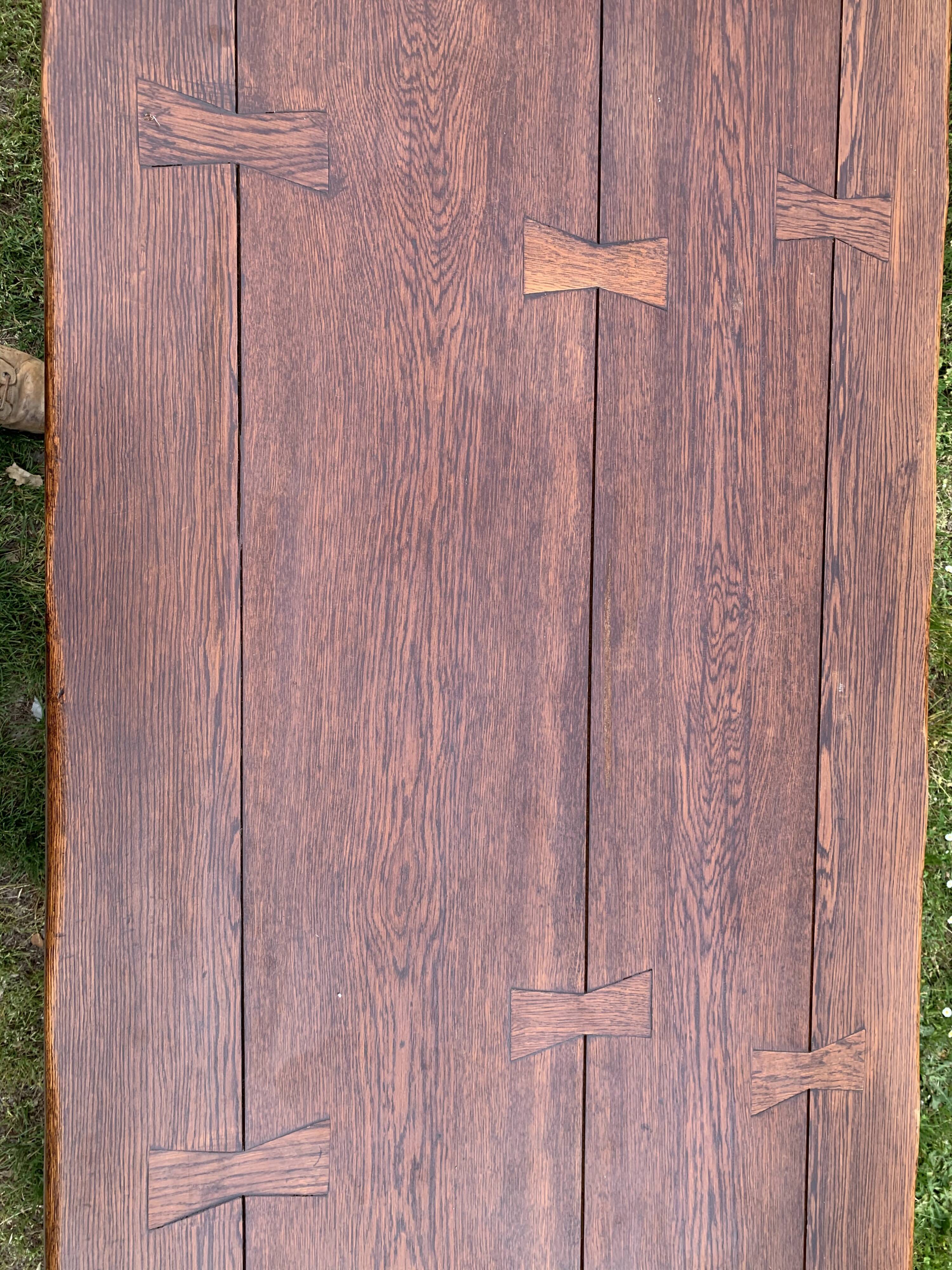 Table in country oak castle monastery