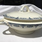 Soupière ou légumier Terre de Fer Salins Sathonay bleu marine
