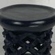 African ebonised Bamileke low stool, Cameroon, 1970s