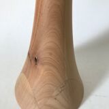 Large candlestick candlestick raw wood candlestick