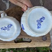 Pots à lait et à jus Sarreguemines Lancaster