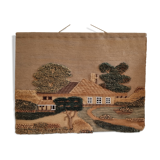 Weaving Vintage wool wall tapestry