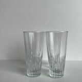 Set of 4 glasses with orangeade H: 12,5cm