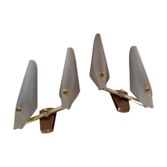 Pair of 1950s wall light