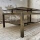 Brass coffee table attributed to Guy Lefevre for Maison Jansen